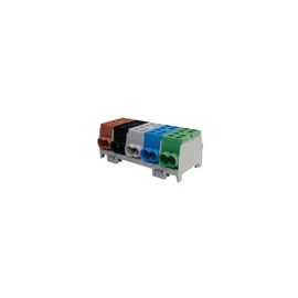 Pollmann 2080515 HLAK 35-5/10 BSG-S elosztóblokk 5P sínre 10x35mm2/ 10x25mm2, B, F, SZ, K, Z
