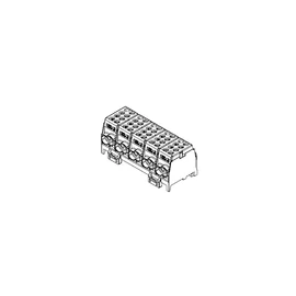 Pollmann 2080517 HLAK 25-5/10/25-S elosztóblokk 5P sínre 10x25mm2/ 10x25mm2, 3x SZ, K, Z