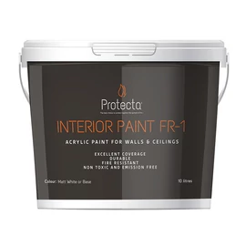 Protecta Interior Paint FR-1 beltéri tűzálló falfesték 10 literes vödörben