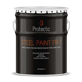 Protecta Steel Paint FR-1 White tűzálló acél festék fehér 20 literes vödörben