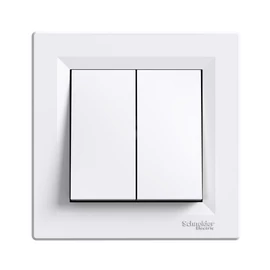 Schneider EPH0300121 ASFORA Csillárkapcsoló, rugós bekötés, fehér