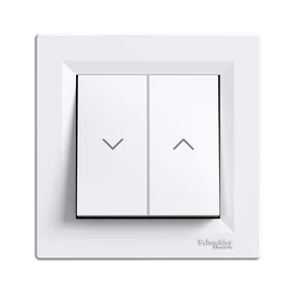 Schneider EPH1300121 ASFORA Redőnynyomó, rugós bekötés, fehér