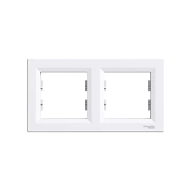 Schneider EPH5800221 ASFORA Kettes keret, vízszintes, fehér