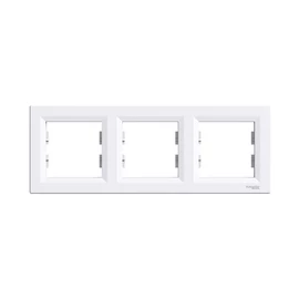 Schneider EPH5800321 ASFORA Hármas keret, vízszintes, fehér