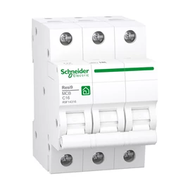 Schneider R9F14316 RESI9 kismegszakító, 3P, C, 16A