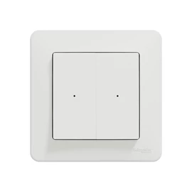 Schneider SDD111389 SEDNA WISER Vezeték nélküli kapcsoló, 2 csatornás, fehér