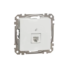 Schneider SDD111491 SEDNA 1xRJ11 aljzat, fehér