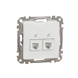 Schneider SDD111492 SEDNA 2xRJ11 aljzat, fehér