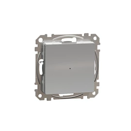 Schneider SDD113381 SEDNA WISER Univerzális, nyomógombos, LED fényerőszabályzó, alumínium