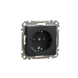 Schneider SDD114380 SEDNA WISER Intelligens csatlakozóaljzat, 16 A, antracit