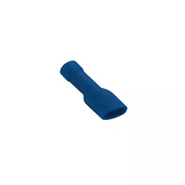 Tracon KTCSH6 Csúszósaru 2,5mm2 6,3x0,8mm telj. szigetelt hüvely kék