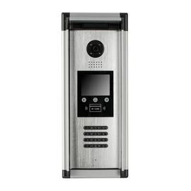 V-TEK DMR18/ID/RH kültéri többlakásos kaputábla, RFID és kódzárral, 3,5" színes, névjegyzék megjelenítés