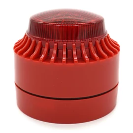 Fire Siren AH03127-BS hang-és fényjelző sziréna 24V tűzjelző rendszerekhez