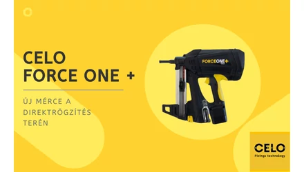 Megérkezett az új FORCE ONE + szegbelövő!