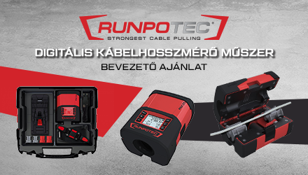 Runpometer RM35 - Digitális kábelhosszmérő műszer