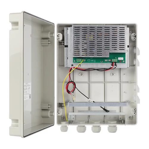 Pulsar SWBH-120 szünetmentes tápegység PoE switchekhez, 52VDC/2x12Ah/120W, IP44 ABS burkolat