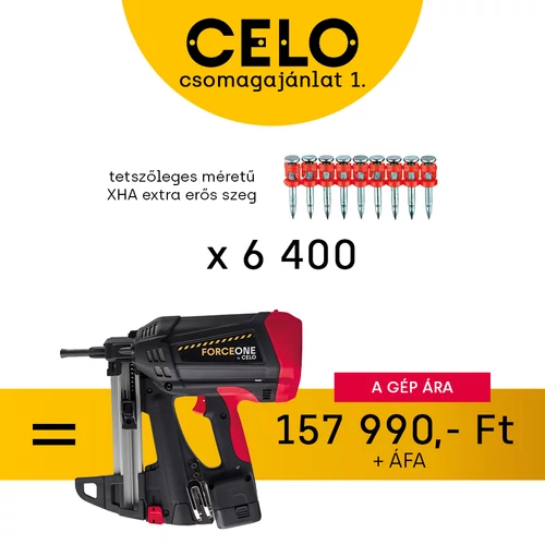 CELO FONE szegbelövő csomagajánlat 1. (XHA)