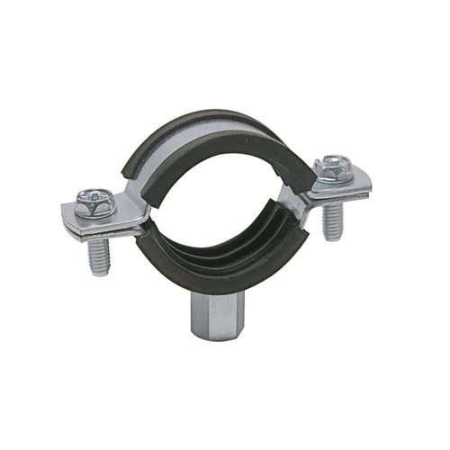 CELO 9140RI nagy terhelhetőségű acél bilincs gumi szigeteléssel, M8+M10 belső menettel