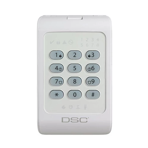 DSC PC1404RKZ billentyűzet, 8 zónás, led-es (PC1404 alap kezelője)