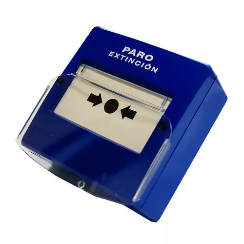 Detnov PPD-100 hagyományos kézi jelzésadó oltórendszerekhez, kék