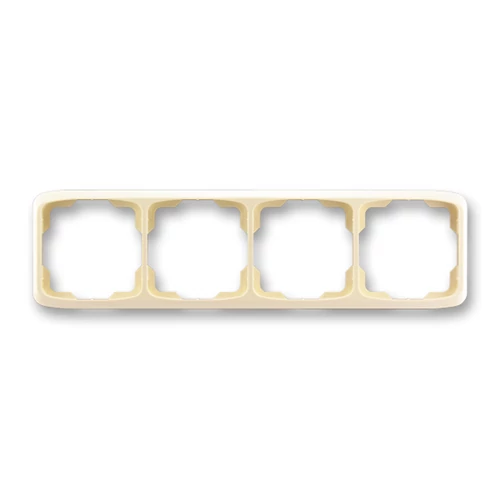 ABB kapcsoló keret 4-es vízszintes Tango Csontfehér (3901A-B40 C)