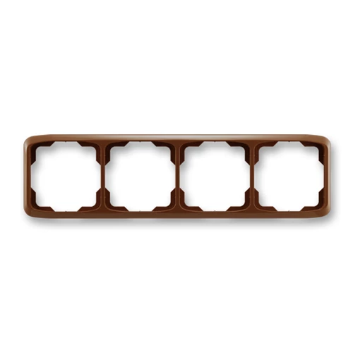 ABB kapcsoló keret 4-es vízszintes Tango Barna (3901A-B40 H)