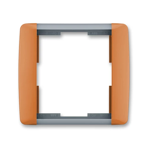 ABB kapcsoló keret 1-es Element Karamell / Hideg szürke (3901E-A00110 07)