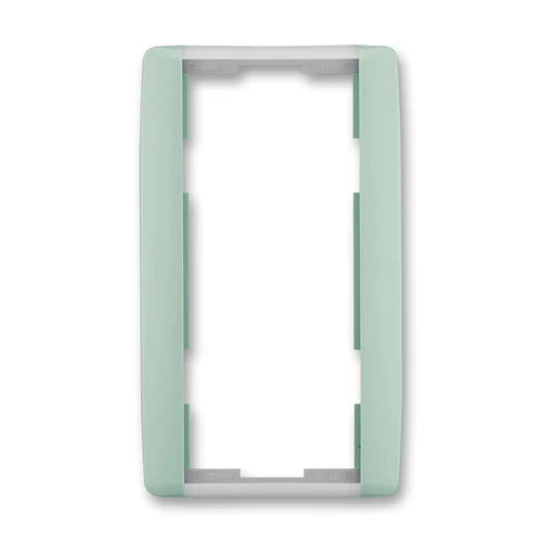 ABB kapcsoló keret 2-es függőleges Element Agávé / Jégfehér (3901E-A00121 22)