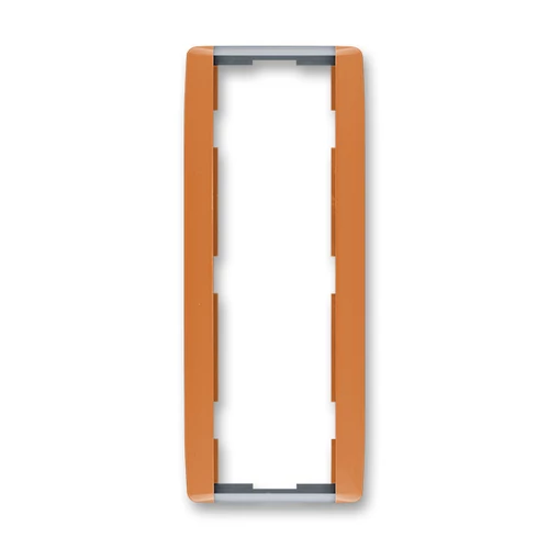 ABB kapcsoló keret 3-as függőleges Element Karamell / Hideg szürke (3901E-A00131 07)
