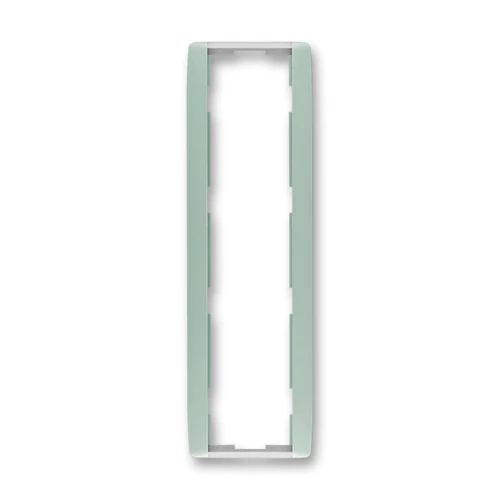 ABB kapcsoló keret 4-es függőleges Element Agávé / Jégfehér (3901E-A00141 22)