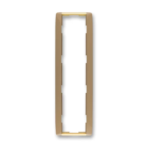 ABB kapcsoló keret 4-es függőleges Element Kávé barna / Opál (3901E-A00141 25)