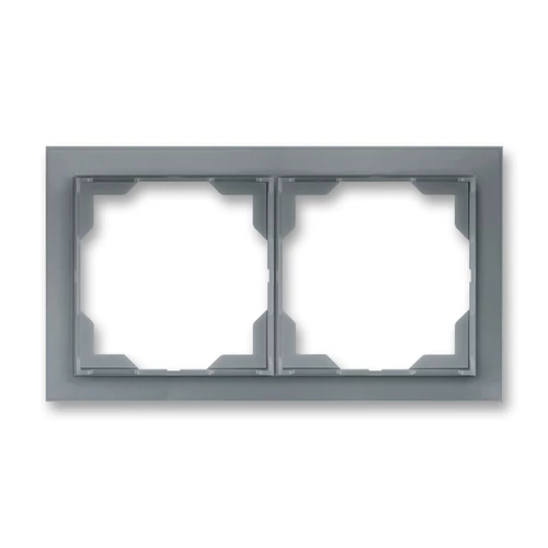 ABB kapcsoló keret 2-es vízszintes Neo Szürke (3901M-A00120 44)