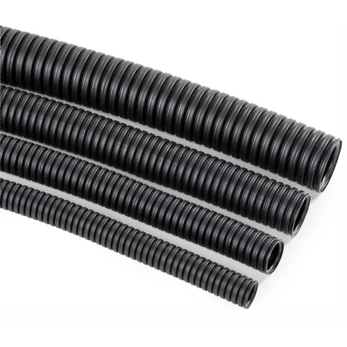 Extro Flex dur 12102013 gégecső 750N UV álló, HF, lépésálló, behúzószállal 50m/tek D13 fekete