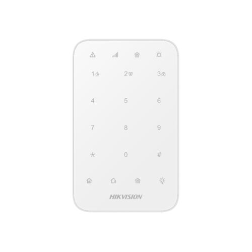 Hikvision AXPro DS-PK1-E-WE Vezeték nélküli kezelő, 868 MHz, fehér