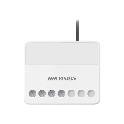 Hikvision AXPro DS-PM1-O1H-WE Relé modul, 868 MHz, 100 VAC-240 VAC, túláramvédett