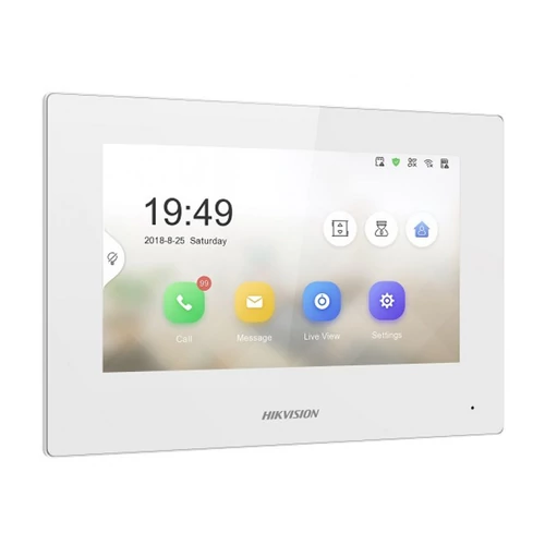 Hikvision DS-KH6320-WTE1-W IP videó-kaputelefon beltéri egység, WiFi