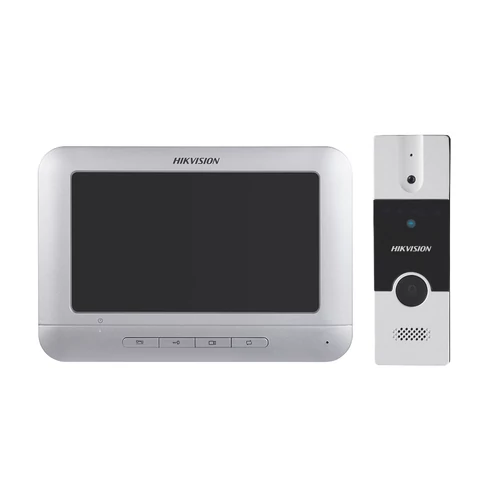 Hikvision DS-KIS204 analóg videó-kaputelefon szett vandálbiztos kültéri egységgel
