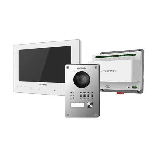 Hikvision DS-KIS701-W  2 vezetékes IP videó-kaputelefon szett