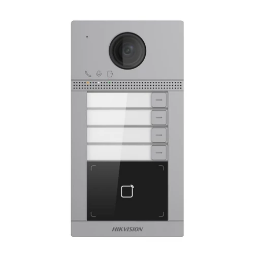 Hikvision DS-KV8413-WME1/Flush (B) négylakásos IP video-kaputelefon kültéri egység, WiFi