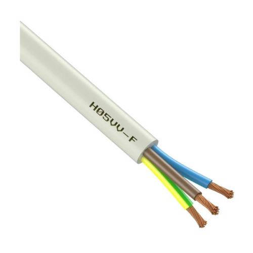 MT kábel H05VV-F 3x0.75 mm2 fehér