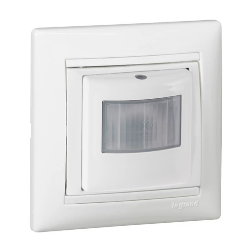 Legrand 774269 Valena mozgásérzékelős kapcsoló 1000 W, rejtett on-off, 3 vezetékes, LED-hez is, fehér