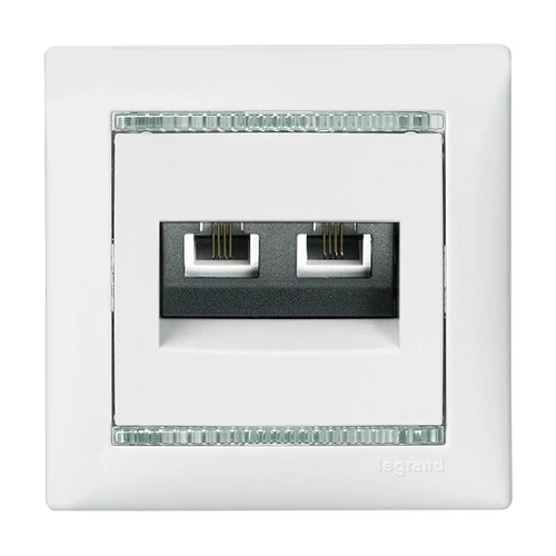 Legrand 774439 Valena 2xRJ11 telefon-csatlakozóaljzat, fehér