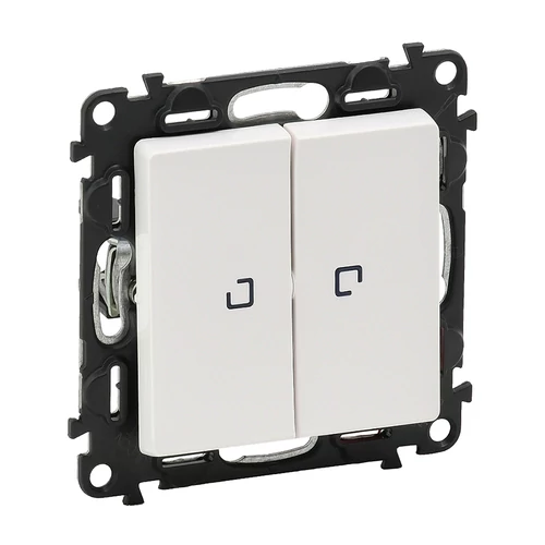 Legrand 752109 Valena Life kettős váltókapcsoló jelzőfénnyel 10 AX, fehér