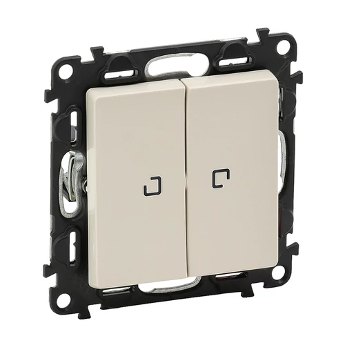 Legrand 752209 Valena Life kettős váltókapcsoló jelzőfénnyel 10 AX, elefántcsont
