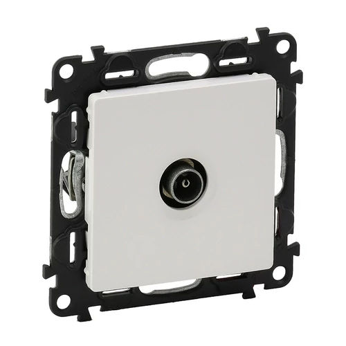 Legrand 753161 Valena Life TV aljzat, átmenő, 14 dB, fehér