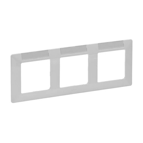 Legrand 754013 Valena Life hármas keret, vízszintes, címketartóval, fehér