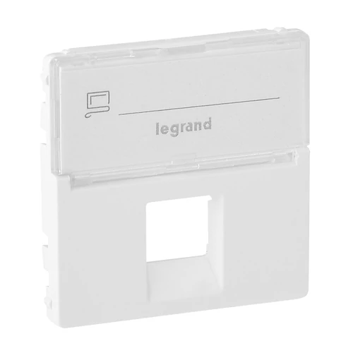 Legrand 755470 Valena Life 1xRJ45 csatlakozóaljzat burkolat, címketartóval, fehér