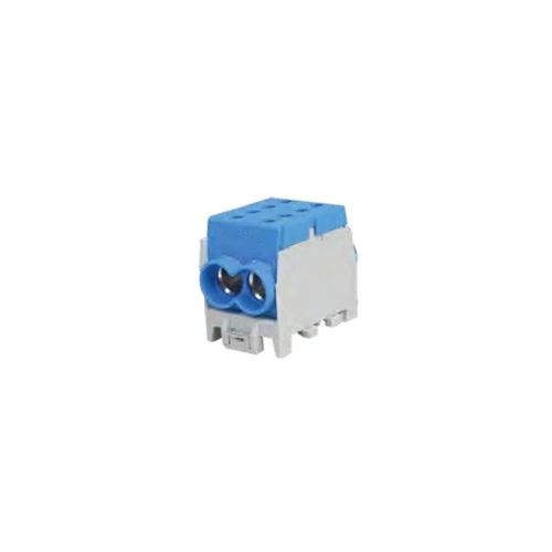 Pollmann 2080148 HLAK 70-1/2 M2 fővezetéki leágazókapocs 250/250A Cu/Al csavaros 4x70mm2 1-pólus, kék