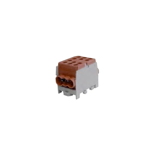Pollmann 2080181 HLAK 35-1/4 M2 fővezetéki leágazókapocs 150/125A Cu/Al csavaros 2x35+4x25mm2, barna