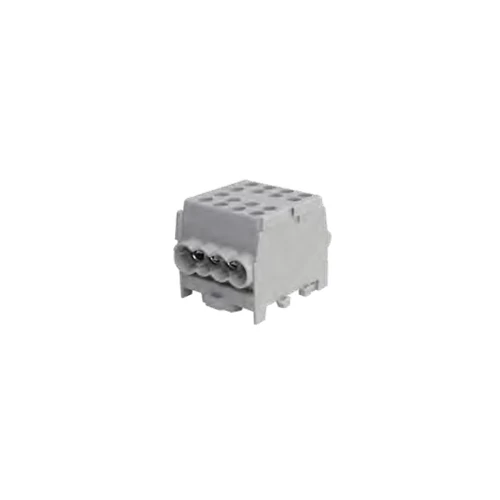 Pollmann 2080183 HLAK 35-1/6 M2 fővezetéki leágazókapocs 150/125A Cu/Al csavaros 2x35+6x25mm2, szürke
